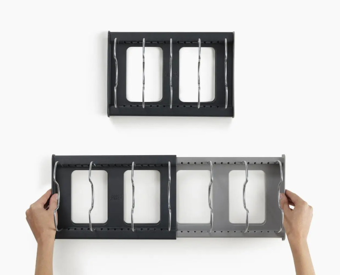 Розсувний органайзер DISH RACK ∙ Тримач для зберігання кришок - Зображення 5