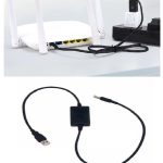 Кабель живлення для роутера / модему USB-DC 12V Перехідник перетворювач живлення USB 5V to DC 12V