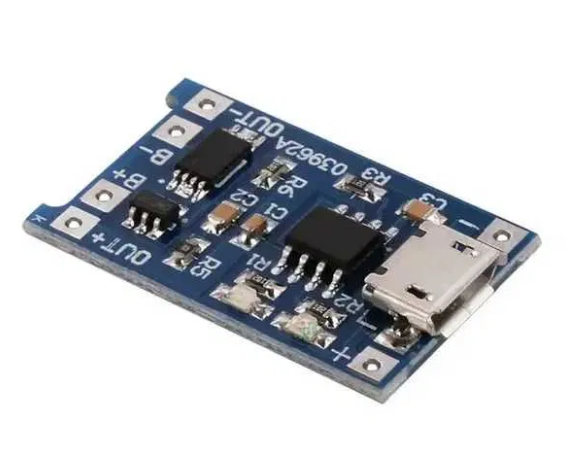 Модуль заряду Li-ion ТР4056 Micro USB від перезаряду, 10 шт. - Зображення 3