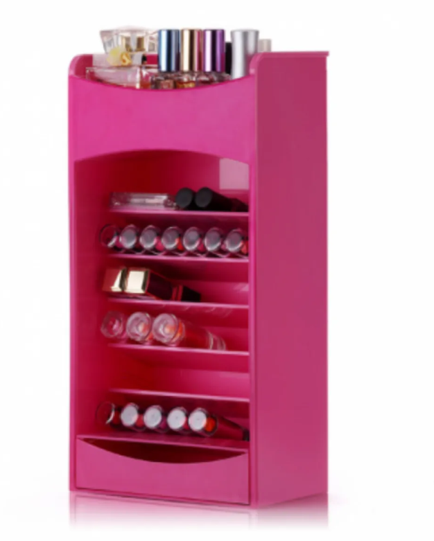 Настільний органайзер Cosmake Lipstick And Nail Polish Organizer Міні-стелаж з поличками для помад, лаків та косметики - Зображення 2