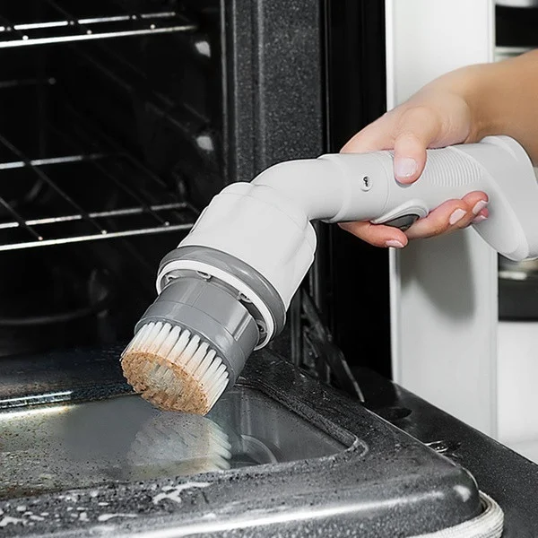 Бездротова електрична щітка для вологого прибирання Clorox Scrubtastic max для чищення плитки та кахлю - Зображення 2