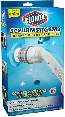 Бездротова електрична щітка для вологого прибирання Clorox Scrubtastic max для чищення плитки та кахлю - Зображення 4