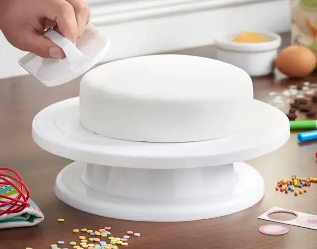 Обертовна підставка для декорування торта Cake Turntable, 28 см - Зображення 2