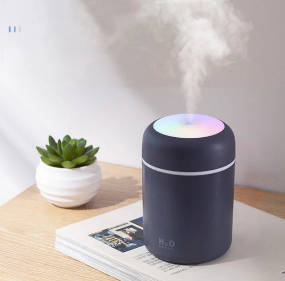 Міні зволожувач повітря з підсвіткою – нічником H2O USB, 300 мл - Зображення 2