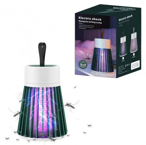 Знищувач – пастка для комах Electronic shock Mosquito killing lamp USB Лампа від комарів та мух - Зображення 3