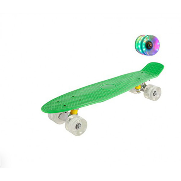 Пенні борд Penny board Дитяча скейт дошка з підсвіткою колес Fish Skateboards - Зображення 3