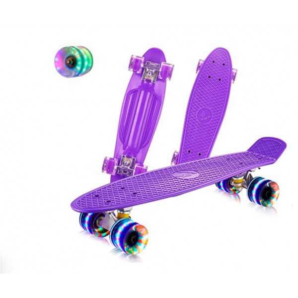 Пенні борд Penny board Дитяча скейт дошка з підсвіткою колес Fish Skateboards - Зображення 2