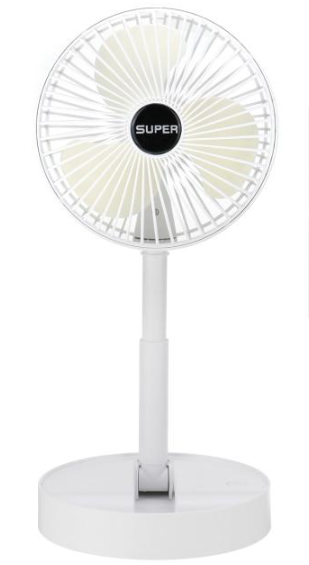 Портативний міні вентилятор для дому Telescopic Folding Fan · Складаний настільний вентилятор з USB зарядкою - Зображення 3