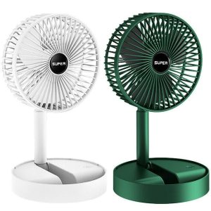 Портативний міні вентилятор для дому Telescopic Folding Fan · Складаний настільний вентилятор з USB зарядкою