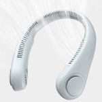 Портативний вентилятор на шию Bladeless Neck Cooler · Охолоджувач повітря з 3 режимами обдуву обличчя та шиї