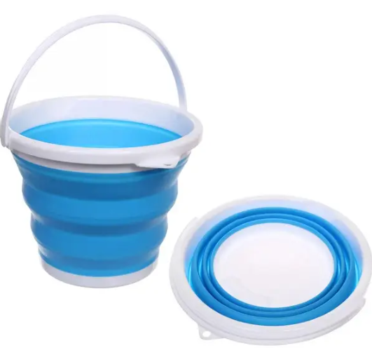 Ультразвукова портативна пральна машина Ultrasonic Turbine Wash USB зі складним відром 10 л - Зображення 4