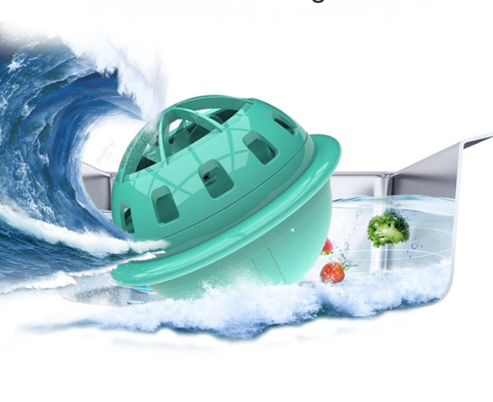 Ультразвукова хвилеподібна пральна міні машинка Ocean wave division Портативна мийна машина для прання речей та миття посуду - Зображення 2