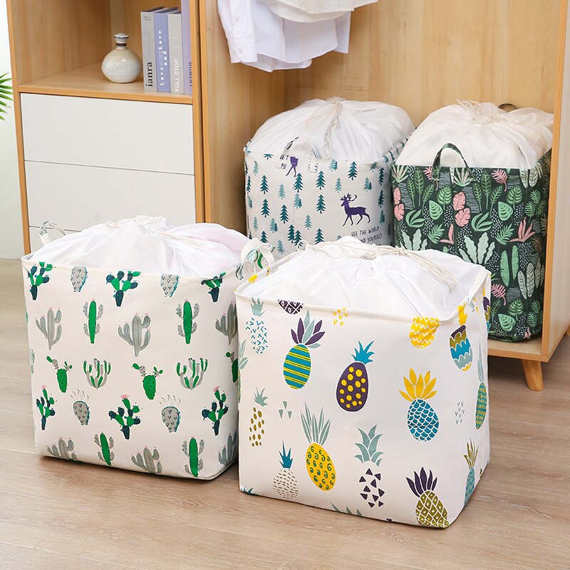 Кошик для білизни, одягу, іграшок Laundry Basket Органайзер для зберігання речей, 40х50х50 см - Зображення 3