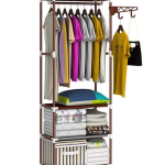 Шафа - органайзер NEW BOXY COAT RACK Збірна вішалка з полицями та гачками для одягу
