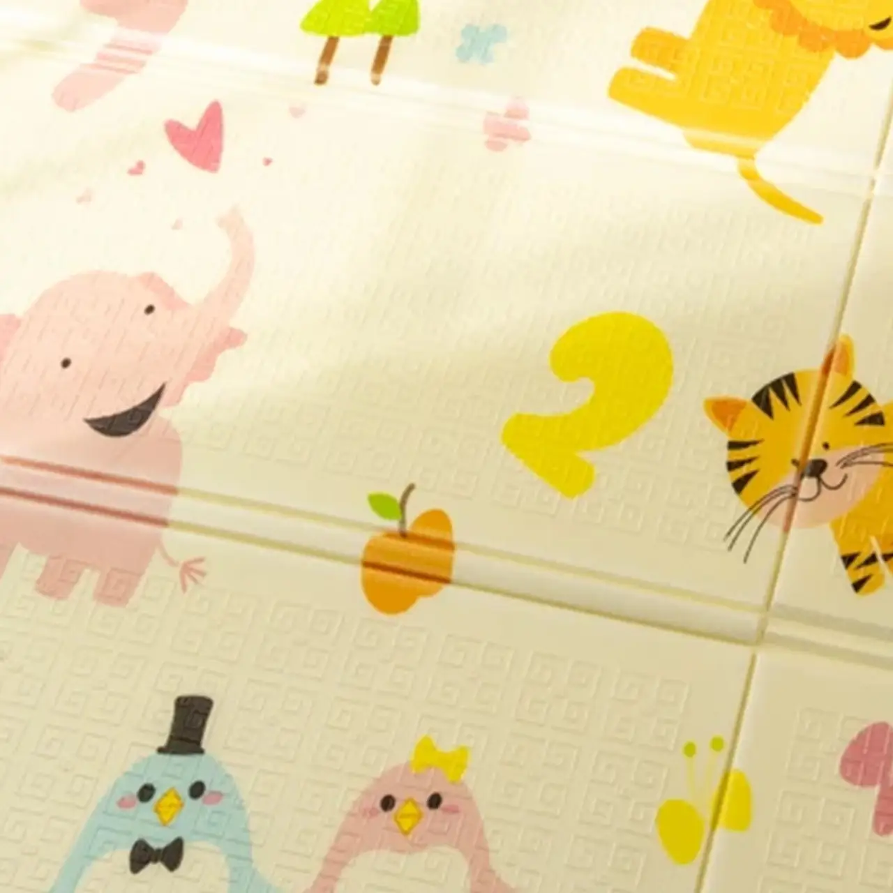 Дитячий розвиваючий складний термокилимок 200*180 см Folding baby mat Ігровий килимок для дітей (Ростомір) - Зображення 4