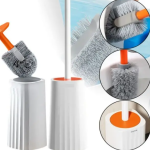 Туалетний йоржик Toilet brush з вигнутою щіткою для важкодоступних місць · Щітка чистяча для унітазу