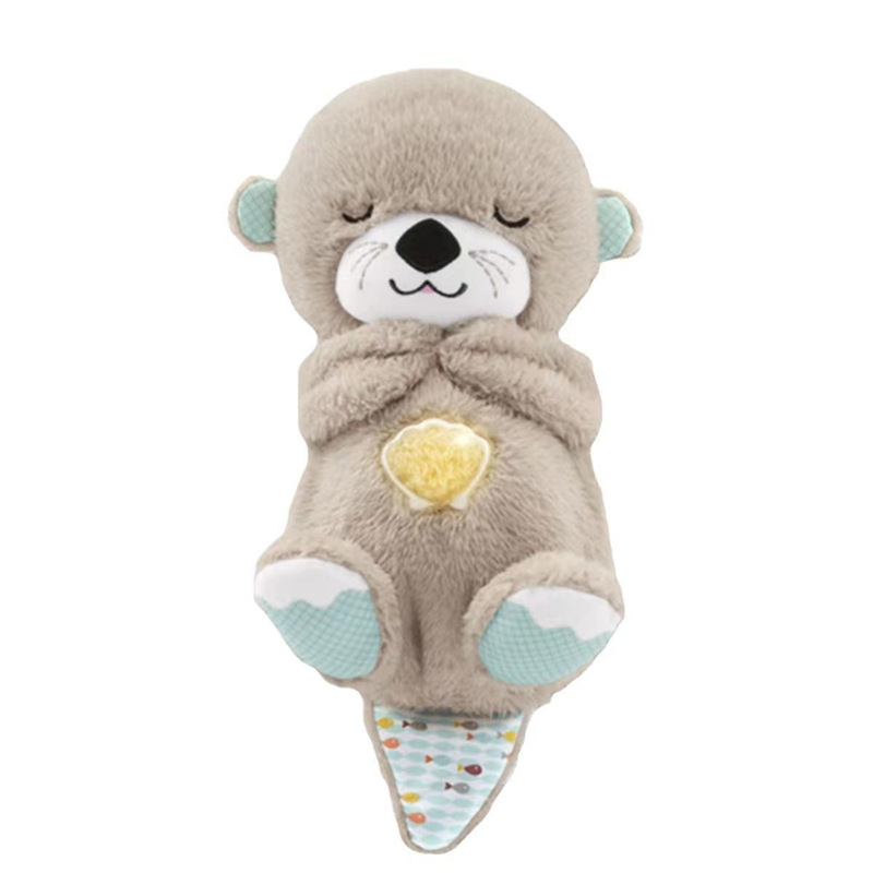 Плюшева іграшка - нічник Видрочка Soothe Snuggle Otter · Іграшка для дитини Казкові сни з музикою, підсвічуванням, диханням - Зображення 5