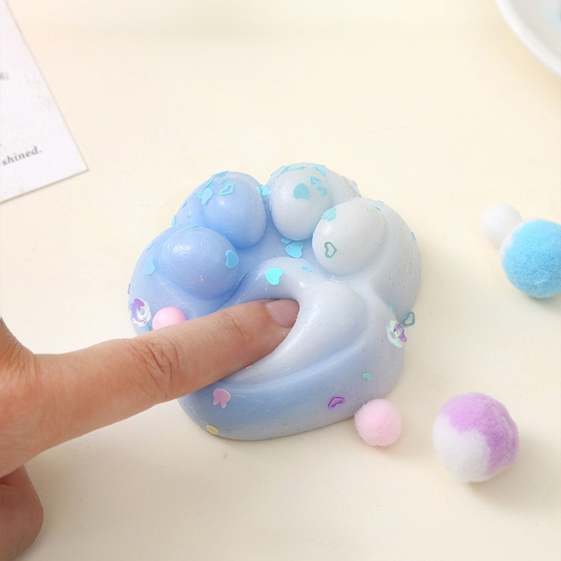 Антистрес іграшка Лапка котика Squish Cat Paw · Силіконова тапа - лапка сквіш Таба лапка для дітей - Зображення 3