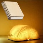 Складна LED лампа-книжка з акумулятором 22*16*2,5см ∙ Світильник - нічник у формі книги з регульованою яскравістю