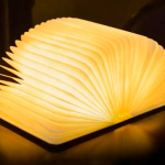 Складна LED лампа-книжка з акумулятором 14,5*10,5*2,5см ∙ Світильник - нічник у формі книги з регульованою яскравістю