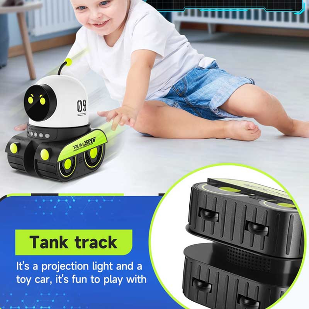 Нічник - проектор Droid E03 ∙ Дитячий бездротовий світильник з Bluetooth-колонкою з акумулятором 1200 мАг - Зображення 5
