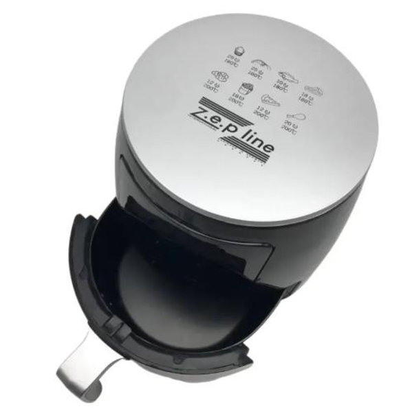Фритюрниця електрична безмасляна Zepline ZP-085 3000W Аерофритниця аерогриль на 6 л з LED дисплеєм - Зображення 5