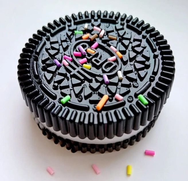 Антистрес іграшка Oreo Squish · Cквіш ОРЕО з присипкою та M&M's - Зображення 5