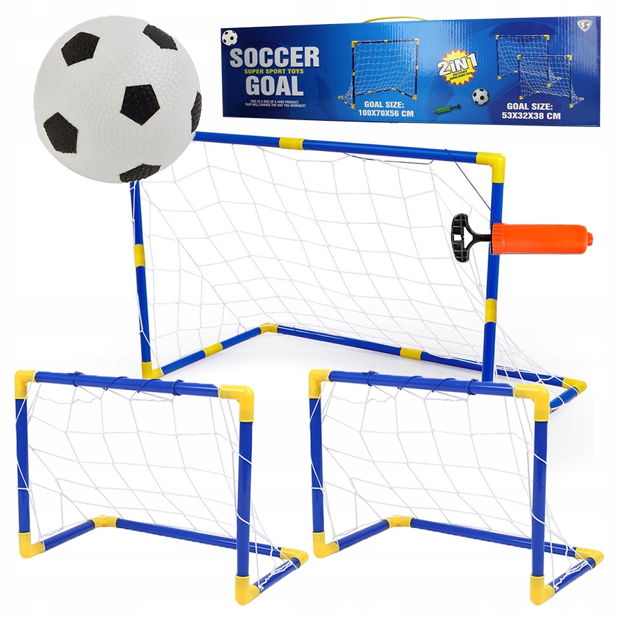 Дитячий футбол Football Sport 2 в 1 777-801 ∙ Футбольні ворота з м'ячем та насосом у комплекті - Зображення 4