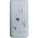 Зовнішній акумулятор King KP 10000 mAh Power Bank Портативний зарядний пристрій Повербанк