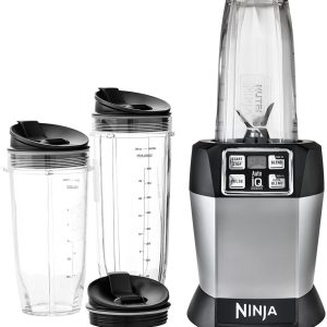 Розумний блендер Nutri Ninja Auto iQ для приготування смузі, соків та коктейлів, 1000 Вт