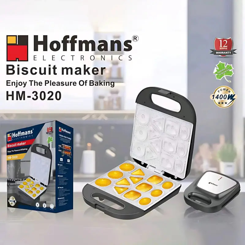Мультипекар для печива Hoffmans 1400W HM-3020 • Швидке та зручне приготування домашнього печива - Зображення 4