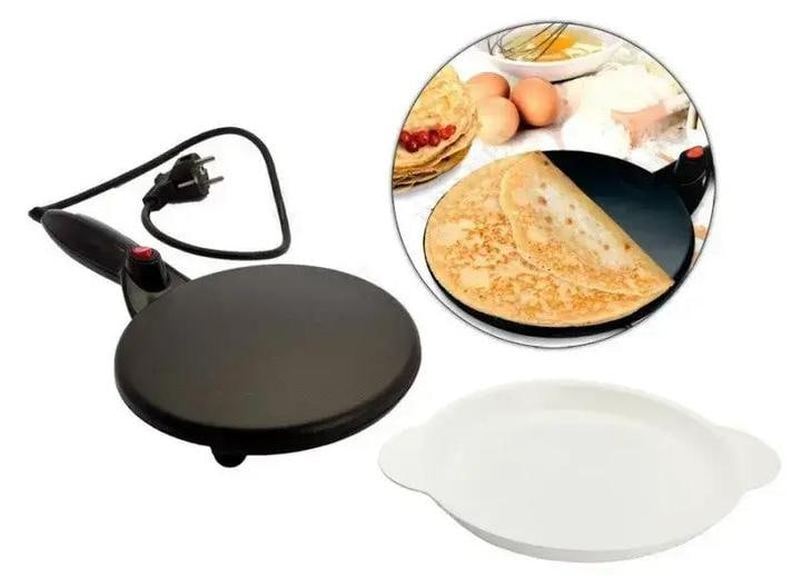 Електроблинниця CREPE MAKER • Сковорода для млинців з антипригарним покриттям - Зображення 2