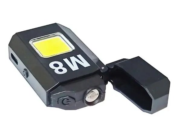 USB запальничка з ліхтариком Lovers LV-6002 • Електроімпульсна запальничка з COB LED ліхтариком та акумулятором - Зображення 2