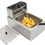 Фритюрниця Dotvix Electric Fryer D-803 • Електрична фритюрниця для дому з регулюванням температури та знімною корзиною