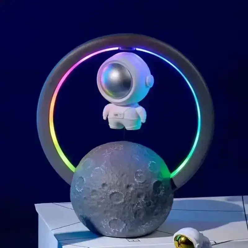 Нічник астронавт Night Lights RGB Astronaut • Бездротова Bluetooth колонка-нічник Астронавт на Місяці - Зображення 2