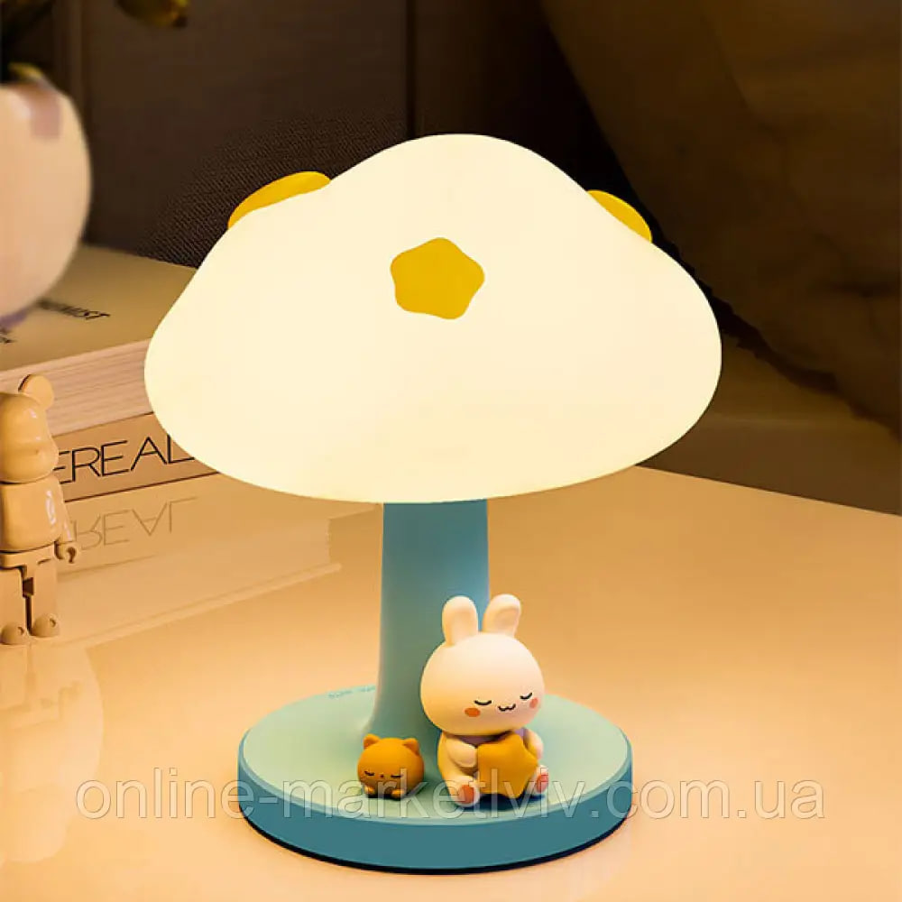 Нічник настільна лампа Mushroom lamp • Настільний LED нічник у формі гриба - Зображення 3