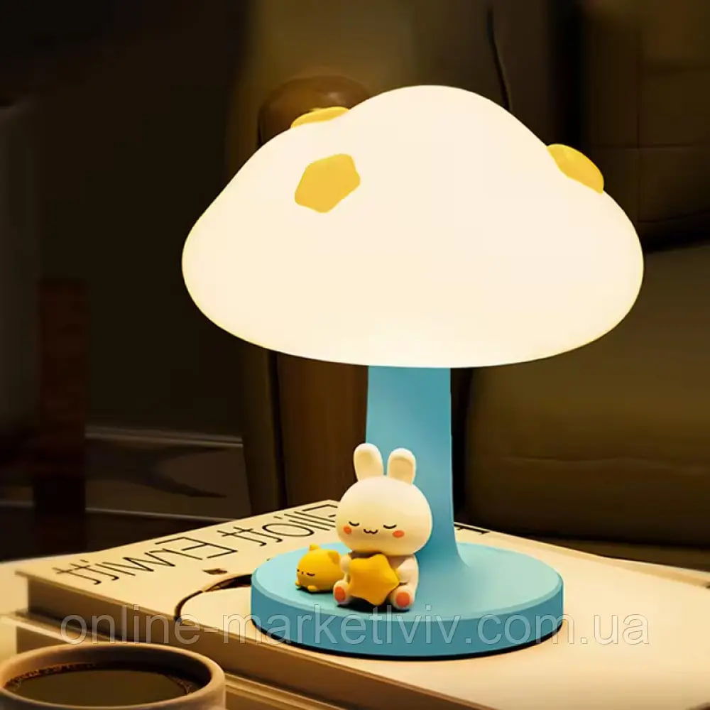 Нічник настільна лампа Mushroom lamp • Настільний LED нічник у формі гриба - Зображення 2
