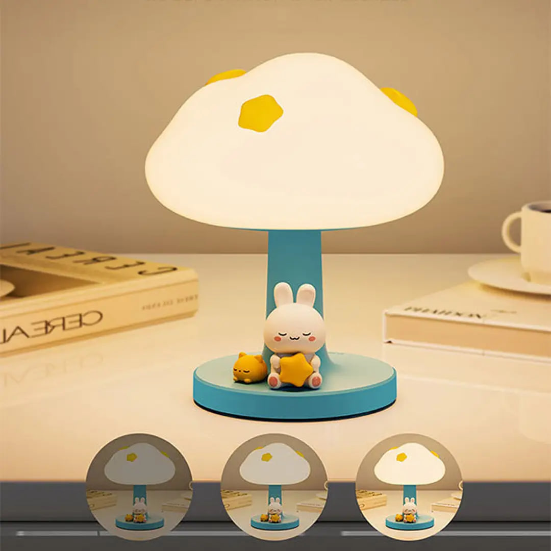 Нічник настільна лампа Mushroom lamp • Настільний LED нічник у формі гриба - Зображення 5