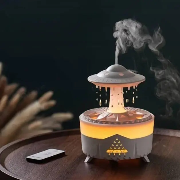 Ультразвуковий зволожувач повітря UFO Raindrop • Ультразвуковий зволожувач повітря Гриб з дощовою лампою - Зображення 4