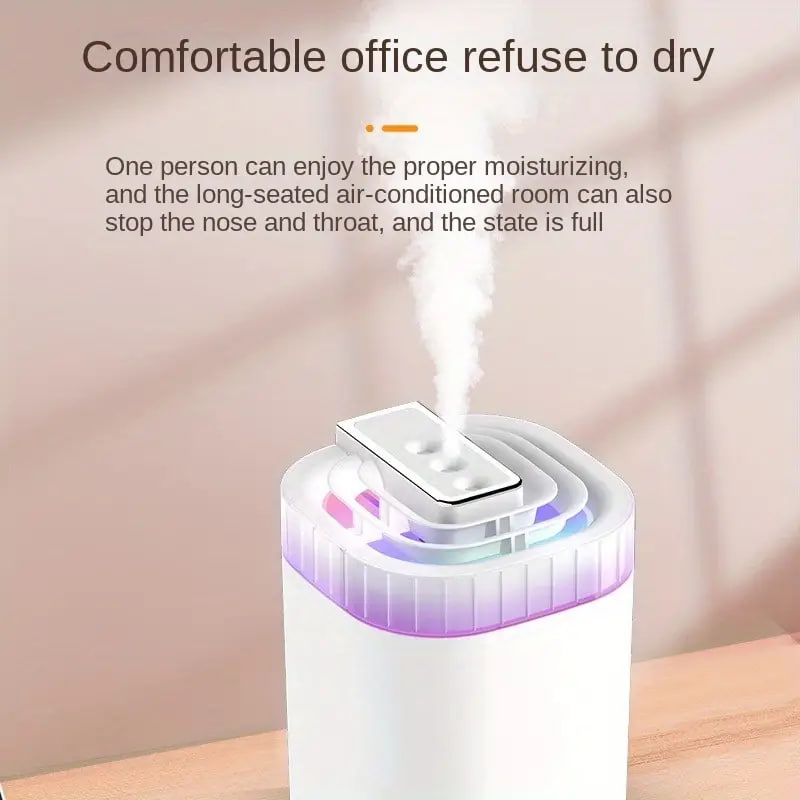 Зволожувач повітря Humidifier 3 л • Сучасний зволожувач з трьома соплами та регулюванням об’єму туману - Зображення 4