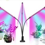 Фітолампа для рослин 3 лампи • Гнучкий LED-фітосвітильник на прищіпці для розсади та кімнатних рослин