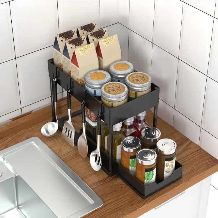 Стелаж для зберігання Kitchen Storage Rack W516 • Кухонний стелаж для кухонного приладдя - Зображення 4