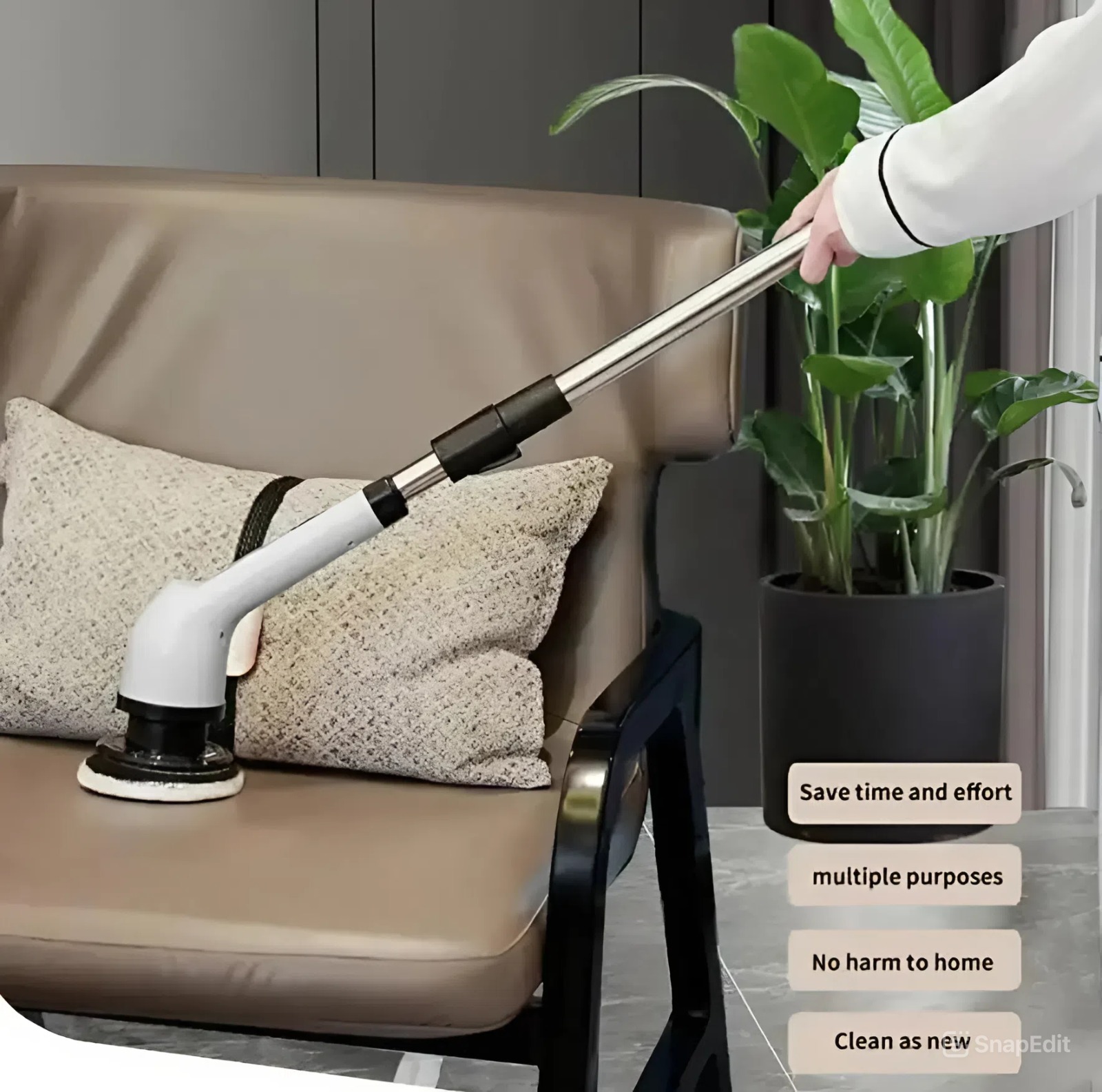 Електрична щітка для прибирання 9 в 1 Electric Cleaning Brush • Універсальна електрощітка RESTEQ JY-6010 для дому - Зображення 5