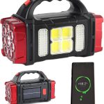 Ліхтар акумуляторний LED Hurry Bolt HB-1678 із сонячною панеллю • Прожектор на сонячній батареї HB-1678 із функцією Power Bank