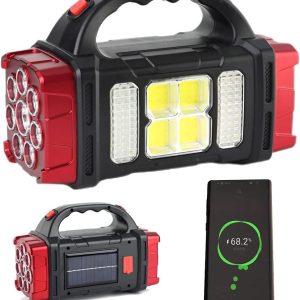 Ліхтар акумуляторний LED Hurry Bolt HB-1678 із сонячною панеллю • Прожектор на сонячній батареї HB-1678 із функцією Power Bank