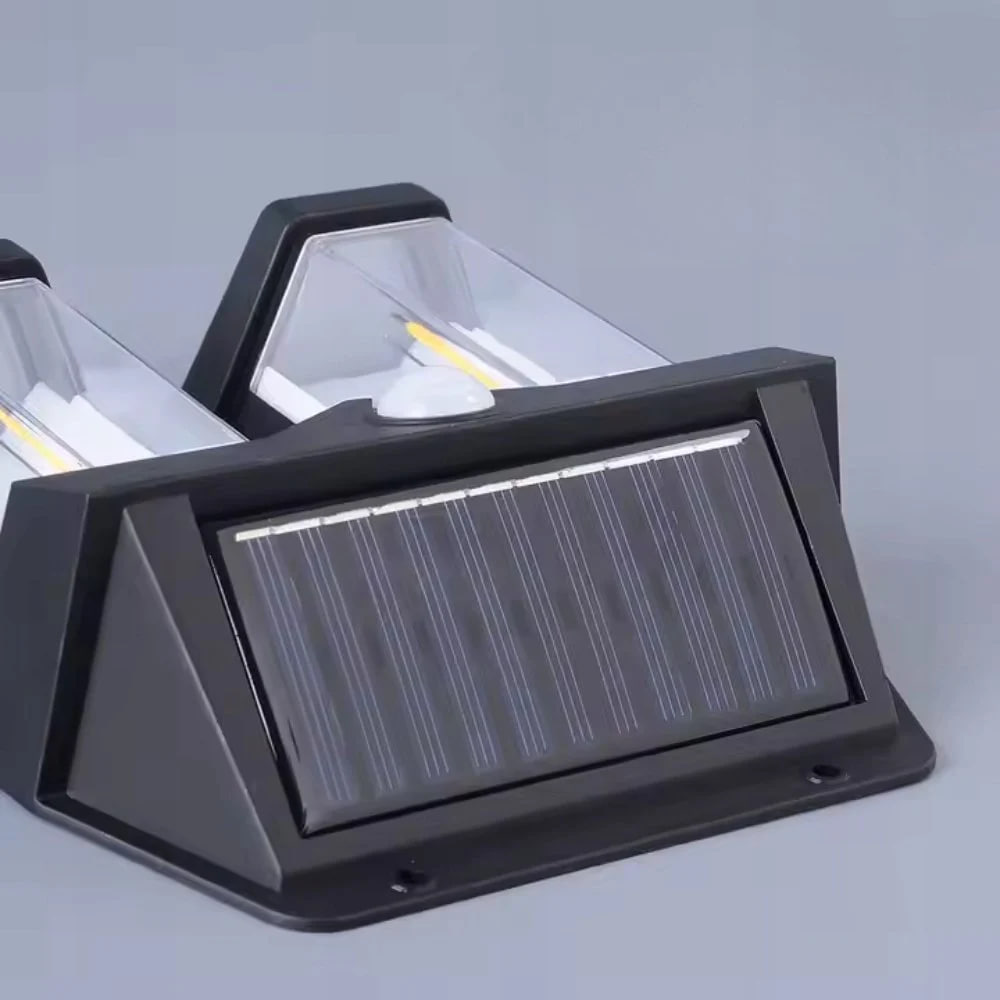 Ліхтар на сонячній батареї із датчиком руху Solar Wall Lamp COBA CB-228 • Вуличний LED прожектор із сонячною панеллю CB-228 - Зображення 3
