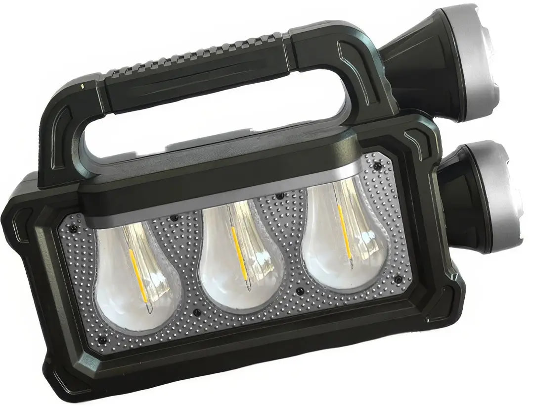 Ручний ліхтар Hurry-bolt Multifunctional Portable Lamp HNB-7718-3W • Ліхтар HNB-7718-3W на сонячній батареї з функцією PowerBank - Зображення 2