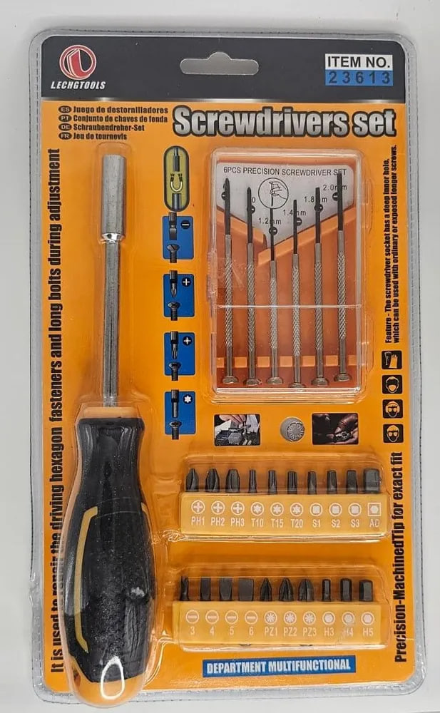 Набір викруток з різними насадками Screwdriver Set 13776-2 ∙ Викрутки Set 13776-2 з комплектом змінних насадок - Зображення 3