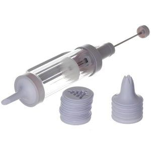 Шприц для печива та насадки для декорування Cookie Press and Cake Decorator Set ∙ Кондитерський шприц-прес із насадками для печива та крему Cake Decorator Set
