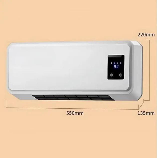 Тепловентилятор обігрівач настінний керамічний кондиціонер 800 W ∙ Кондиціонер Heating air conditioning 170 800 W - Зображення 5